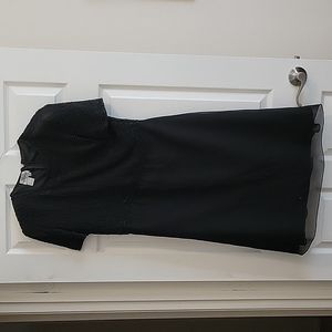 Womens formal dress, black, bling top, size 14